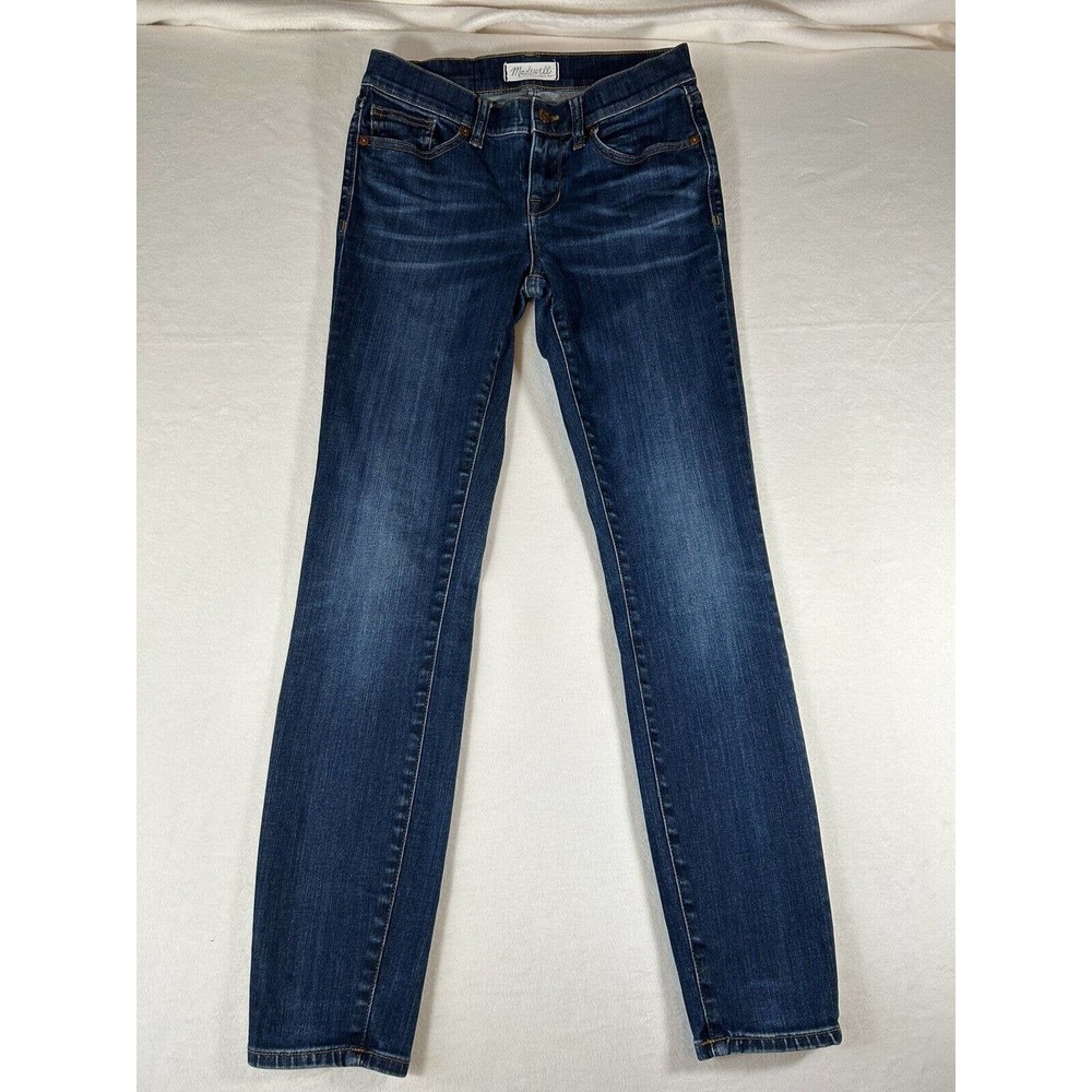 Madewell Skinny Skinny Jeans Woman's 26" Blue Stretch Mid Rise Denim